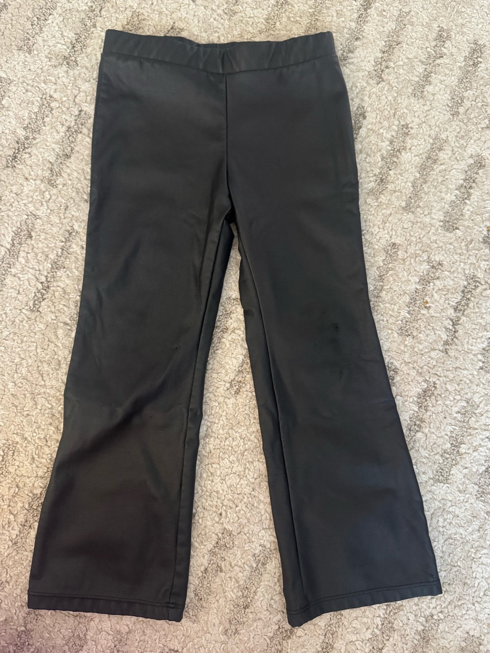 H&M Faux leather flare leggings 3T